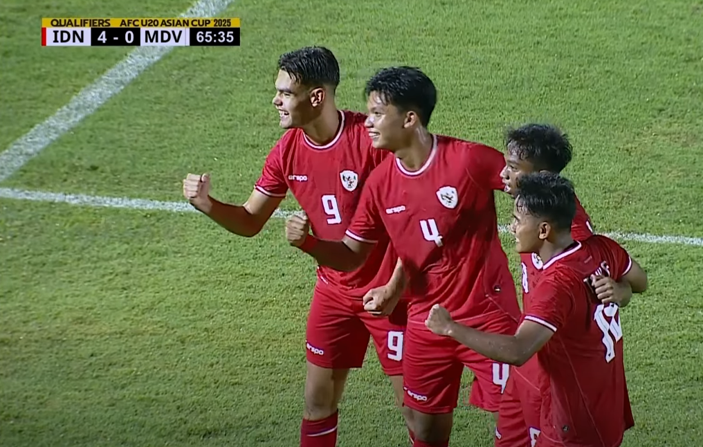 Garuda Muda Hancurkan Maladewa, Langkah ke Piala Asia U-20 Makin Terbuka