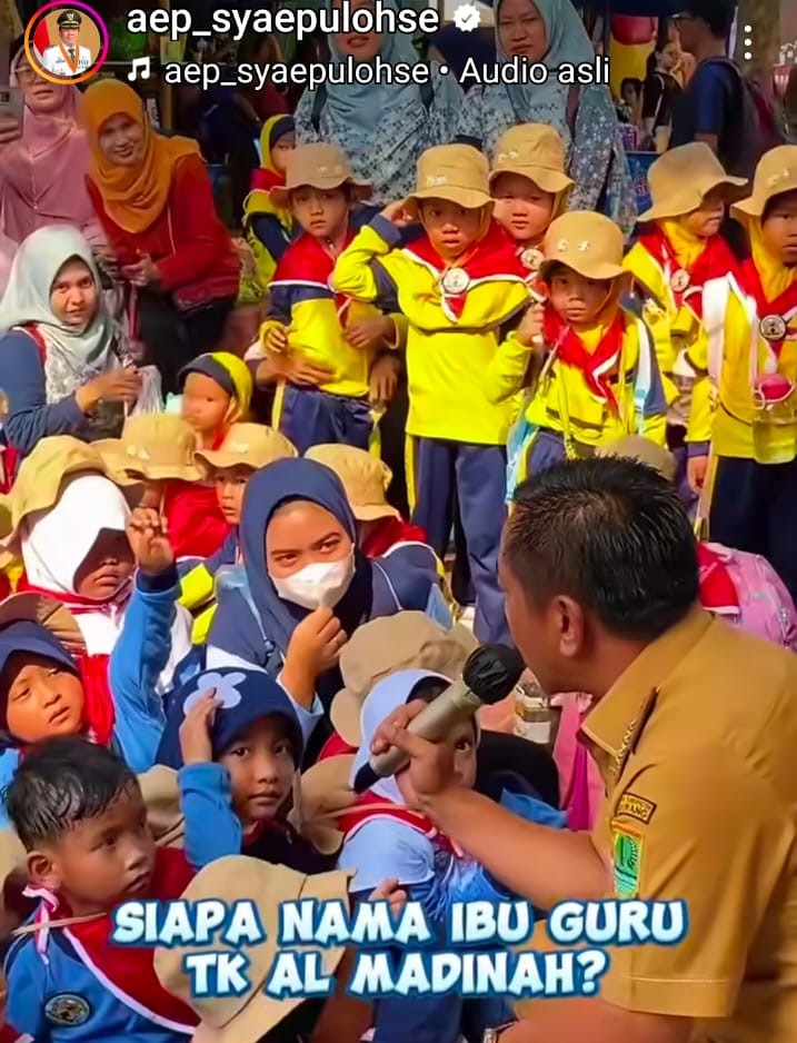 Bupati Aep Sebut Gebyar Prasiaga TK Dapat Tumbuhkan Kemandirian Anak