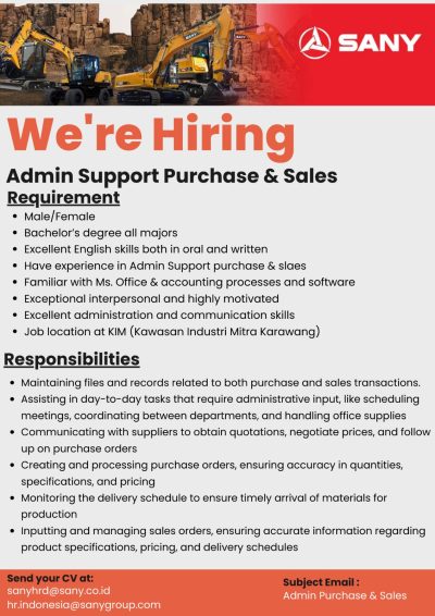 Admin Support Purchase & Sales