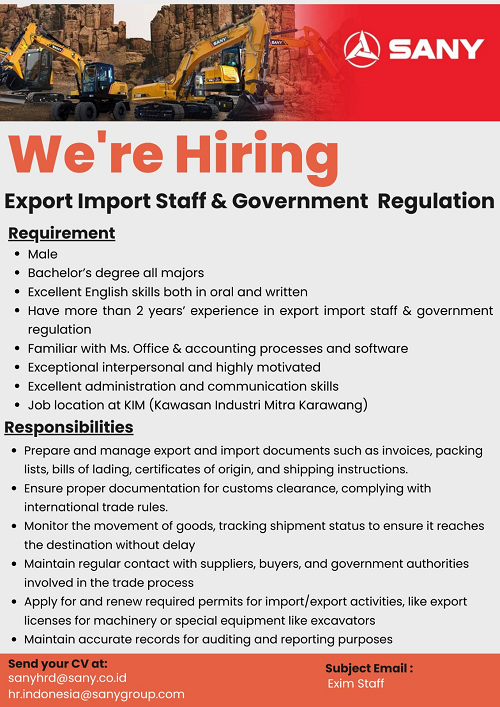Export Import Staff and Government Regulation