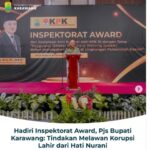 Sosialisasi Anti Korupsi dan Inspektorat Award: Langkah Konkrit Karawang Wujudkan Pemerintahan Bersih