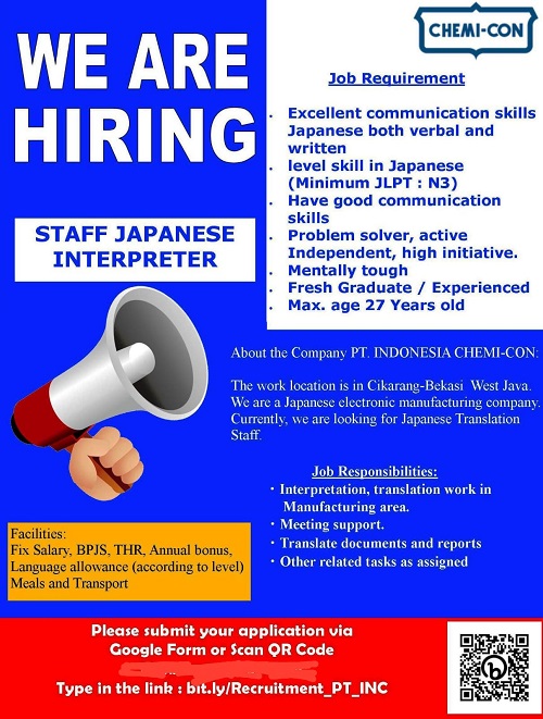 STAFF JAPANESE INTERPRETER