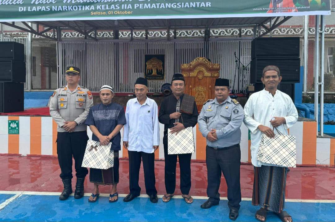 “Maulid Nabi Jadi Inspirasi bagi Warga Binaan di Lapas Narkotika Pematangsiantar