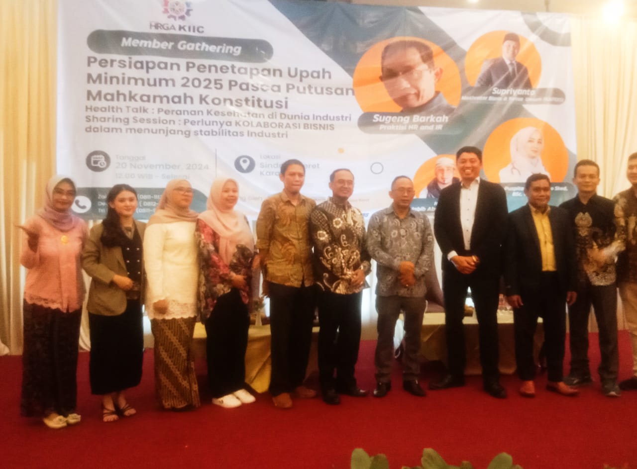 Diskusi Intensif Ikapeksi dan HR/GA KIIC: Mencari Solusi Terbaik Hadapi Tantangan Kenaikan Upah 2025