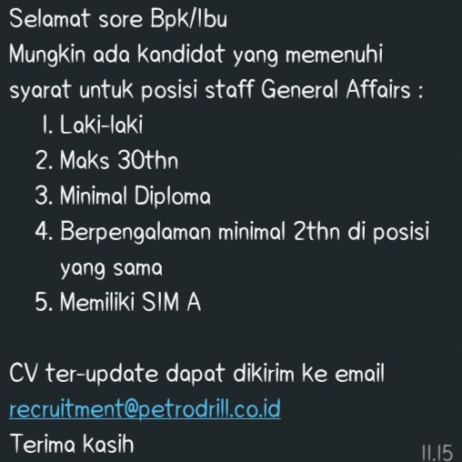 Loker General Affairs