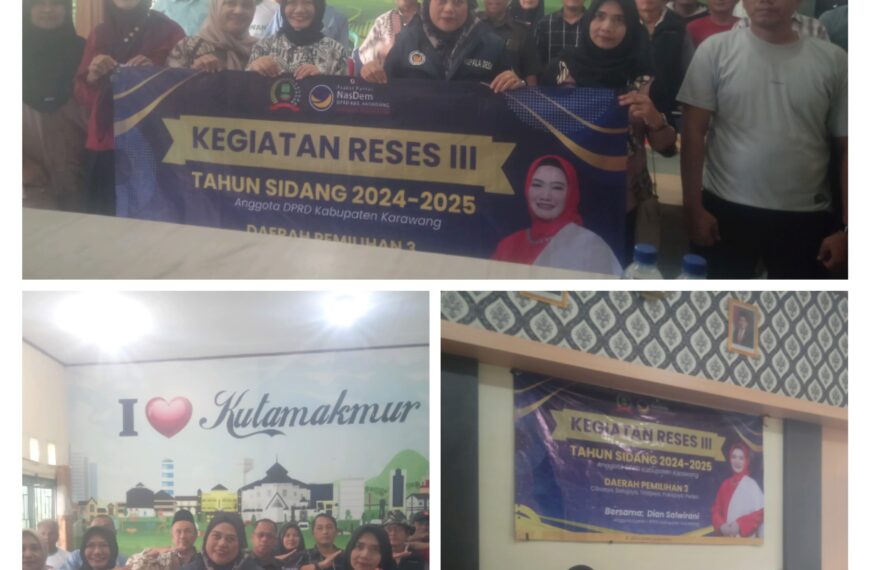 Dian Salwirani Serap Aspirasi Warga Kutamakmur: Naker hingga Magang Jepang Jadi Sorotan Reses DPRD Karawang