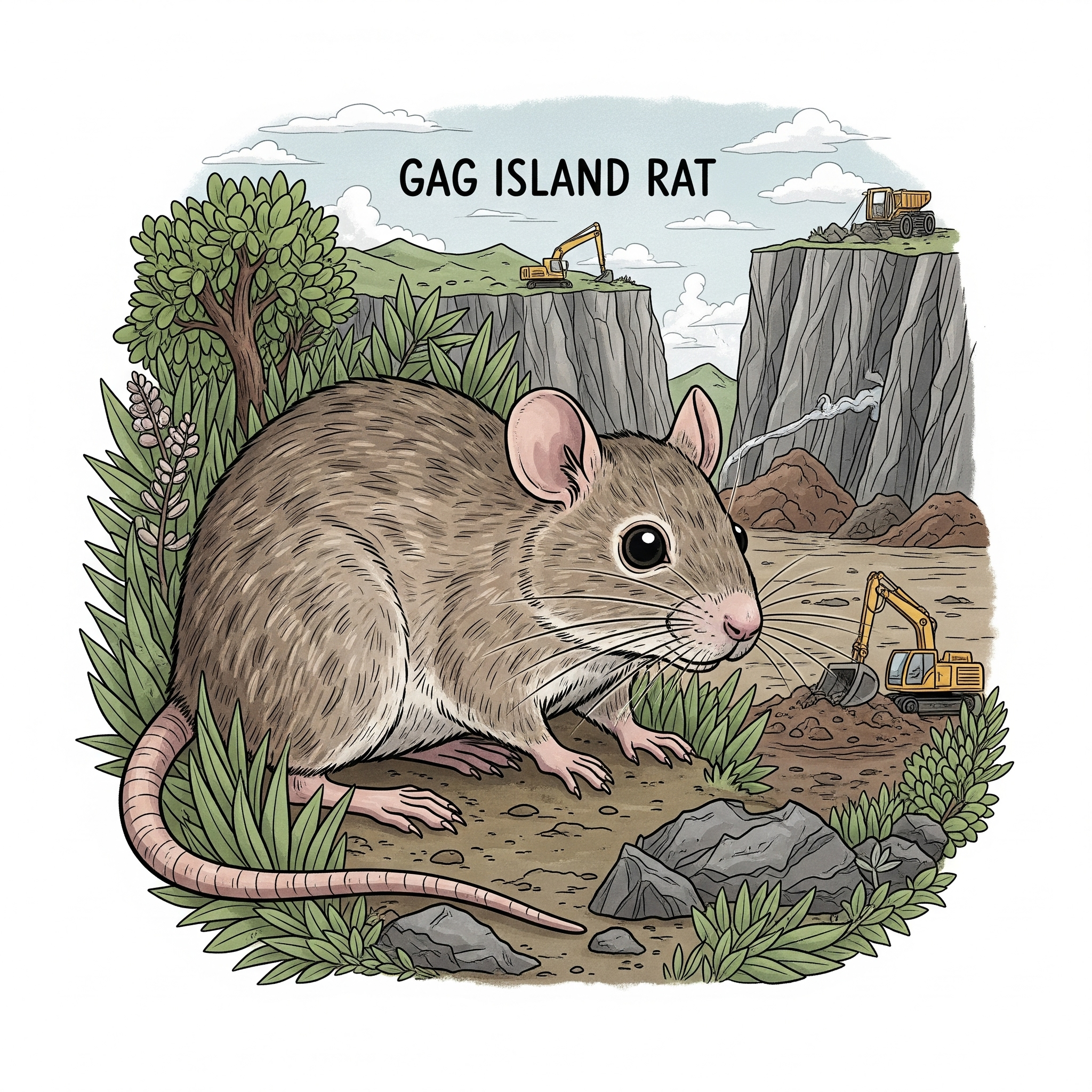 Tikus Pulau Gag di Raja Ampat Terancam Punah: Tambang Nikel Jadi Ancaman Serius