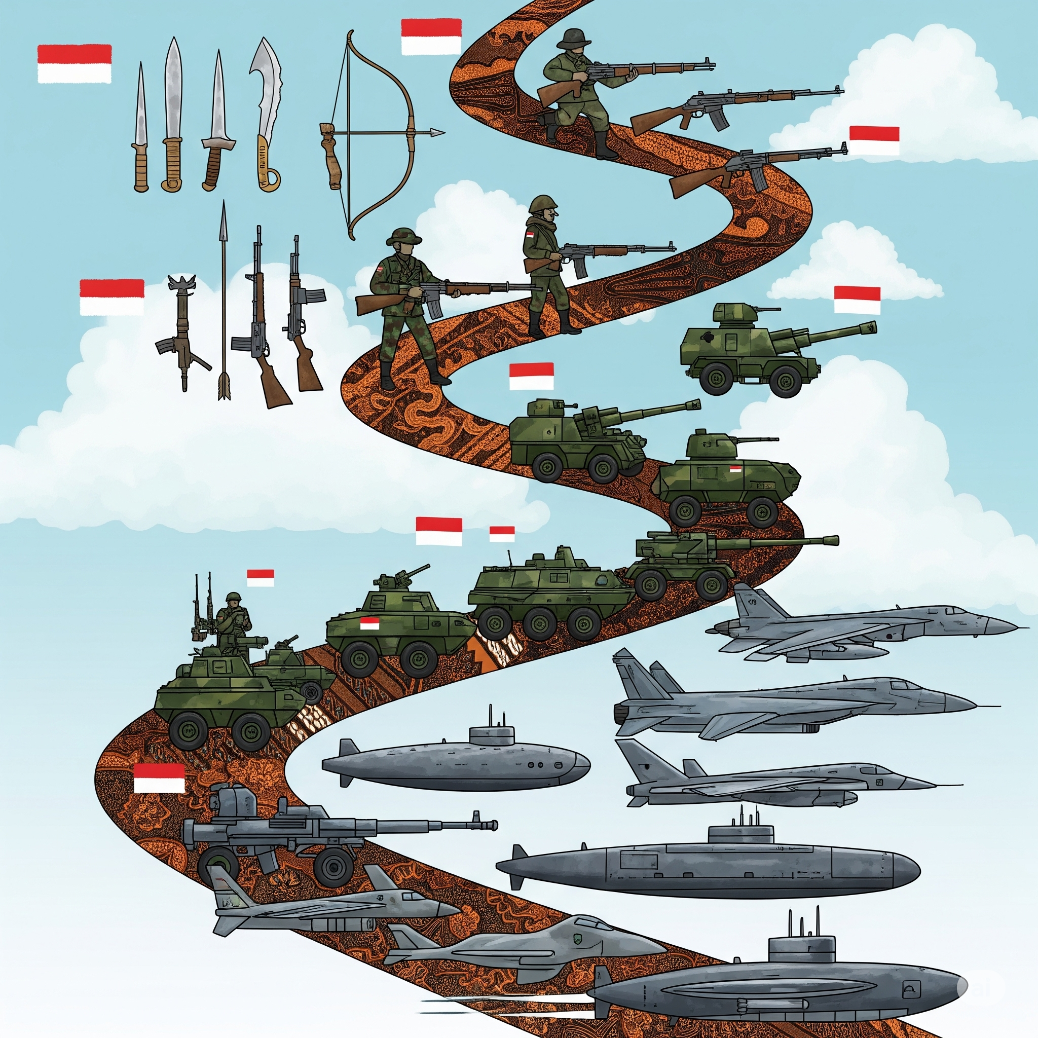 MEF Indonesia: Capaian Modernisasi Alutsista TNI Masih Jauh dari Target, Ini Alasannya