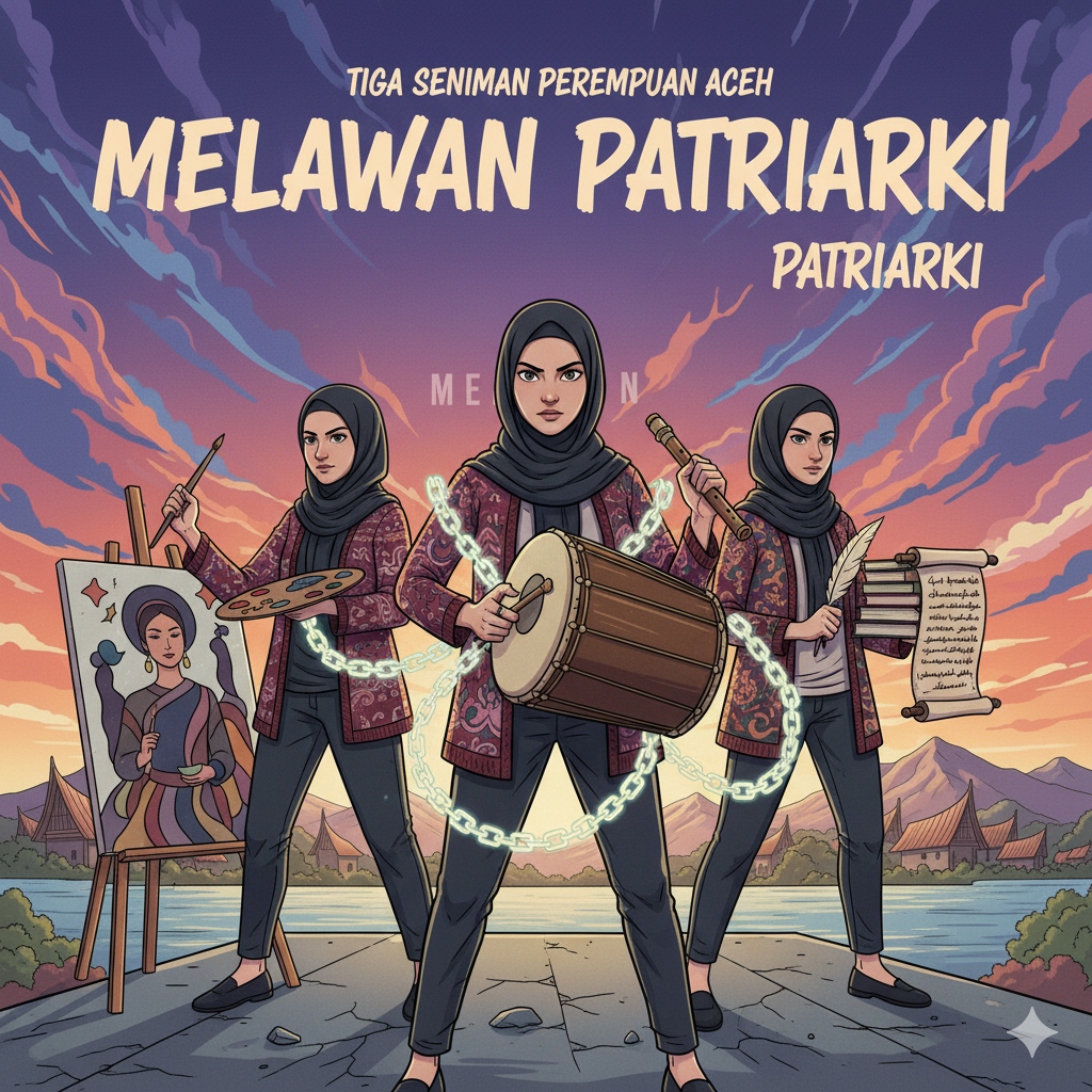 Tiga Perempuan Muda Aceh Menafsir Ulang Sosok Cut Nyak Dien: Kritik Tajam terhadap Pelaksanaan Syariat Islam yang Merendahkan Perempuan