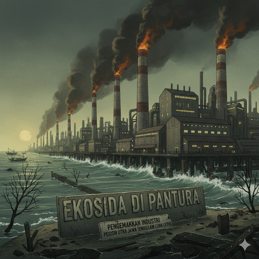 Pantura Terancam Tenggelam: Industrialisasi di Pesisir Jawa Picu Bencana Ekologis dan Krisis Iklim