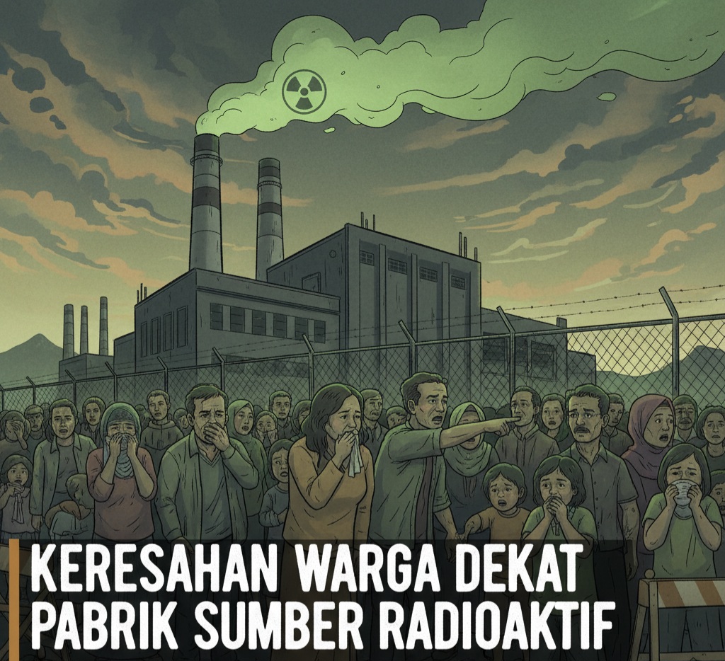Warga Kampung Combrang Cemas Terpapar Radiasi PT PMT: “Mereka Pakai Masker, Tapi Tak Ada Penjelasan”