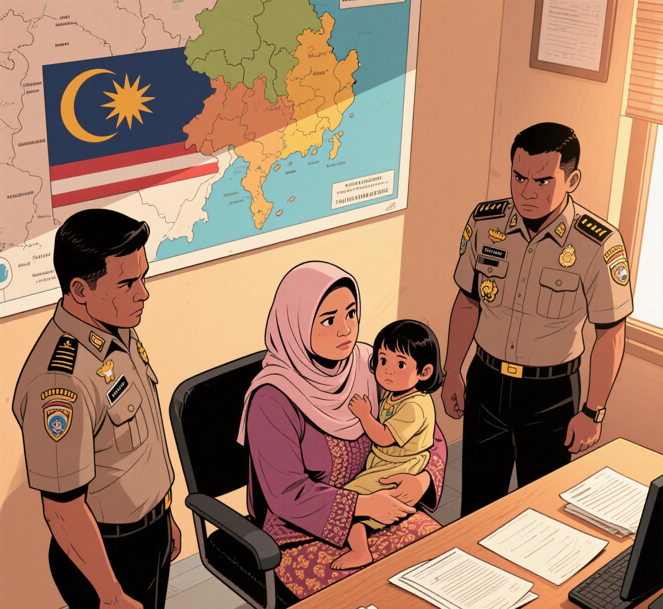 Jangan Pisahkan Zahira dari Ibunya: Kisah Haru Nur Amira yang Terjebak Masalah Kewarganegaraan