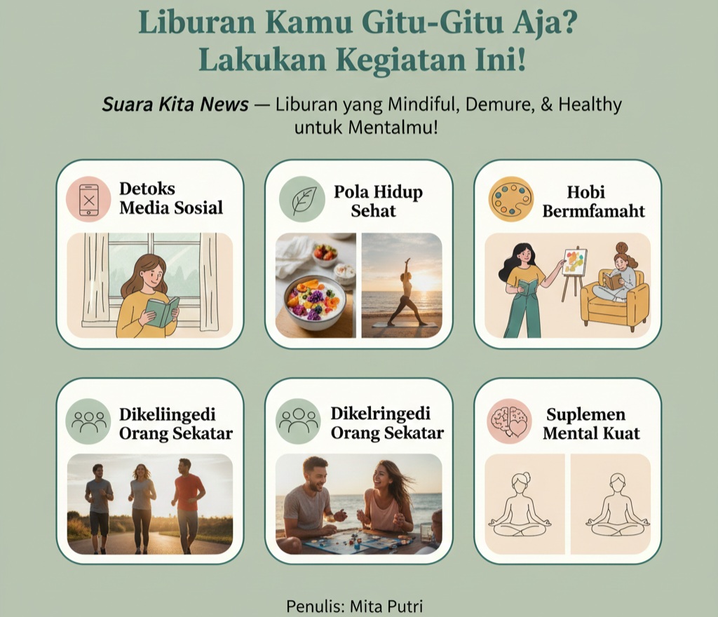 Liburan Terasa Hambar? Ini 5 Cara Liburan Mindful dan Sehat untuk Menjaga Kesehatan Mental