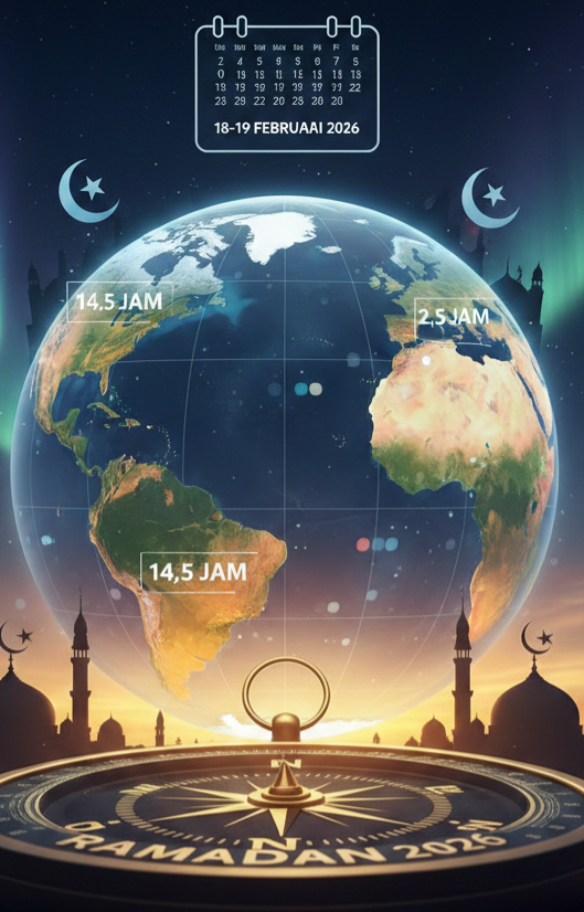 Ramadan 2026: Di Mana Lokasi dengan Durasi Puasa Paling Lama dan Paling Singkat?