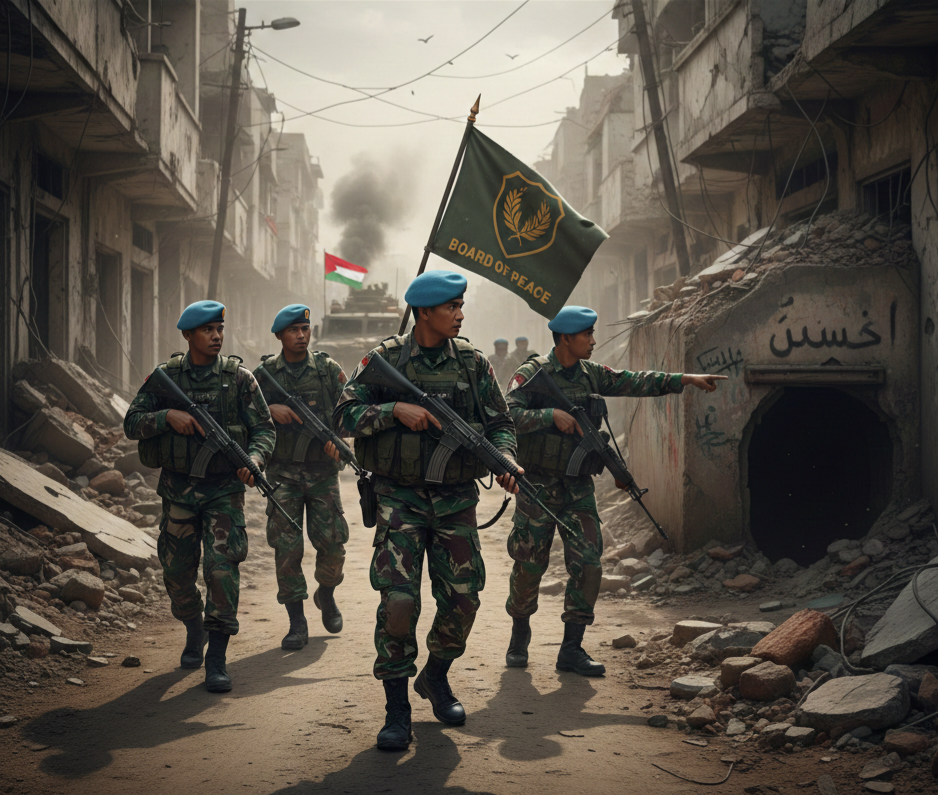 TNI di Gaza: Risiko Besar di Balik Misi Board of Peace dan Ancaman Terowongan Hamas