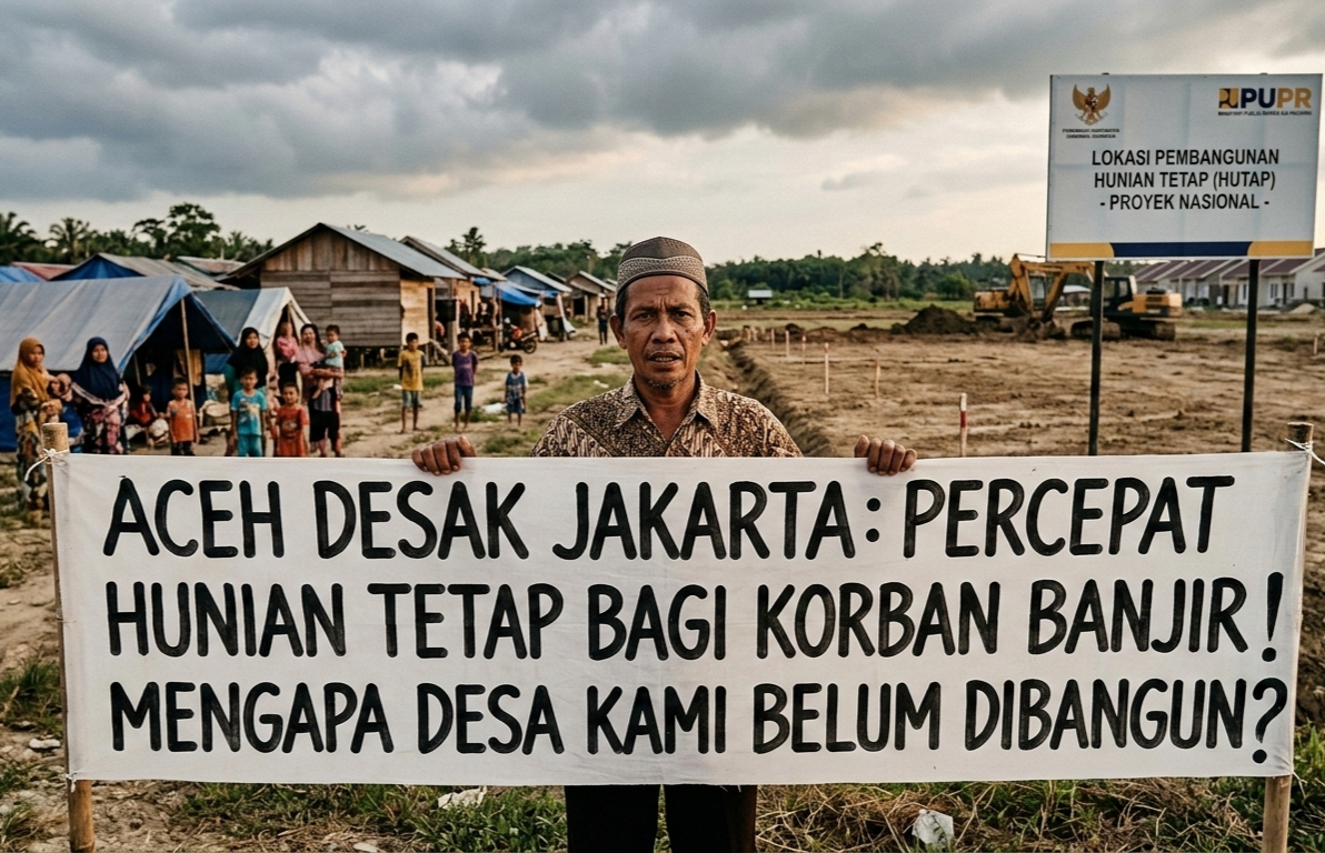Aceh Desak Jakarta Percepat Hunian Tetap untuk Korban Banjir: Mengapa Desa Kami Belum Dibangun?