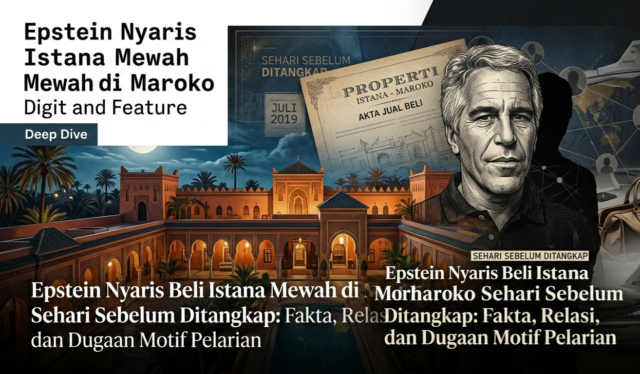 Epstein Nyaris Beli Istana Mewah di Maroko Sehari Sebelum Ditangkap: Fakta, Relasi, dan Dugaan Motif Pelarian