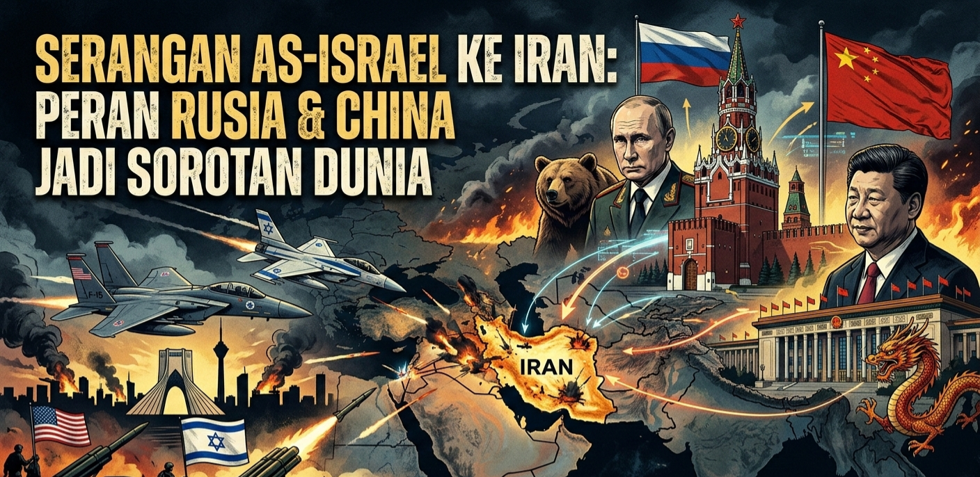Serangan AS-Israel ke Iran: Peran Rusia dan China Jadi Sorotan Dunia