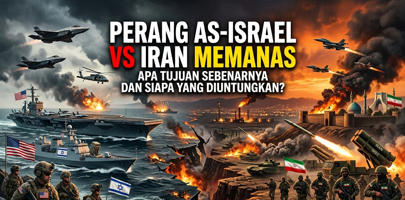 Perang AS-Israel vs Iran Memanas: Apa Tujuan Sebenarnya dan Siapa yang Diuntungkan?