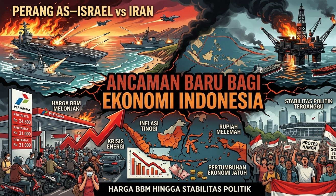 Perang AS–Israel vs Iran: Ancaman Baru bagi Ekonomi Indonesia, Harga BBM hingga Stabilitas Politik