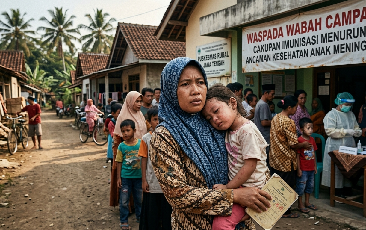 Cakupan Imunisasi Menurun, Wabah Campak Kembali Mengancam Indonesia