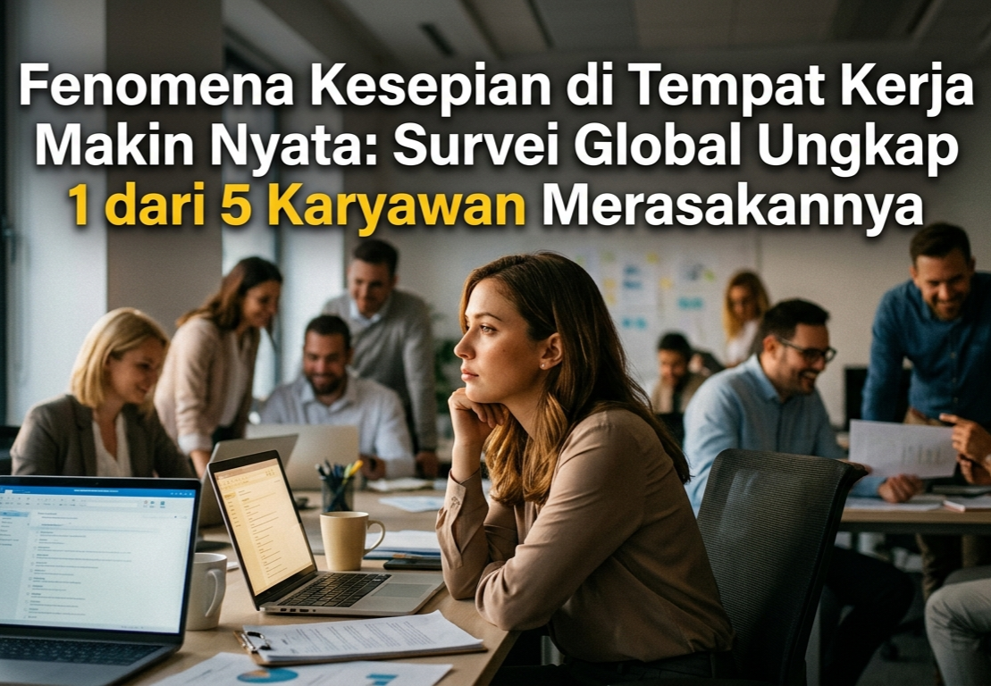 Fenomena Kesepian di Tempat Kerja Makin Nyata: Survei Global Ungkap 1 dari 5 Karyawan Merasakannya