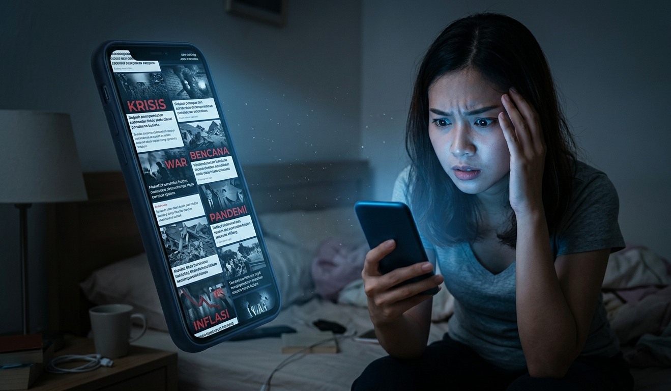Tanpa Sadar, Doomscrolling Bikin Kamu Cemas—Ini Cara Menghentikannya