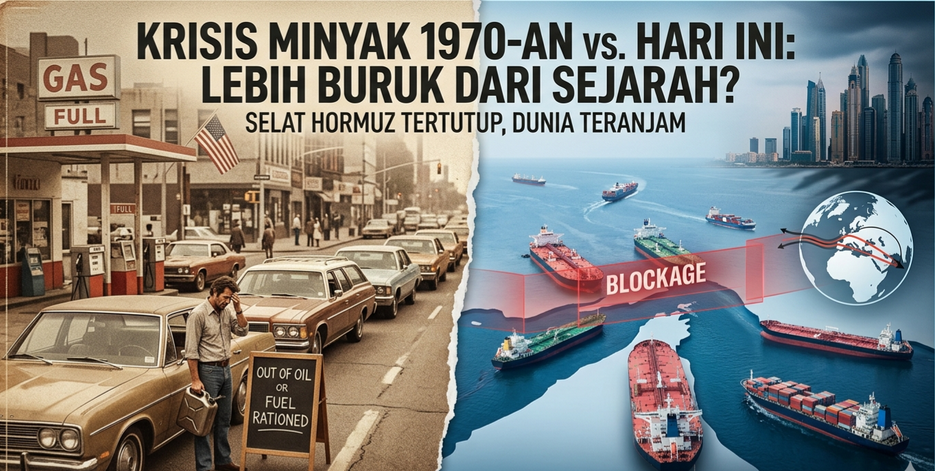 Krisis Minyak 1970-an vs Krisis Energi Global 2026: Apakah Dunia Menuju Situasi yang Lebih Buruk?
