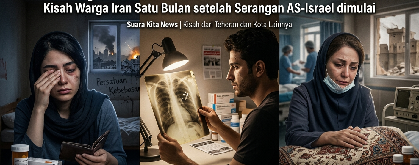 Sebulan Pasca Serangan AS-Israel, Warga Iran Hidup dalam Ketakutan dan Krisis Ekonomi
