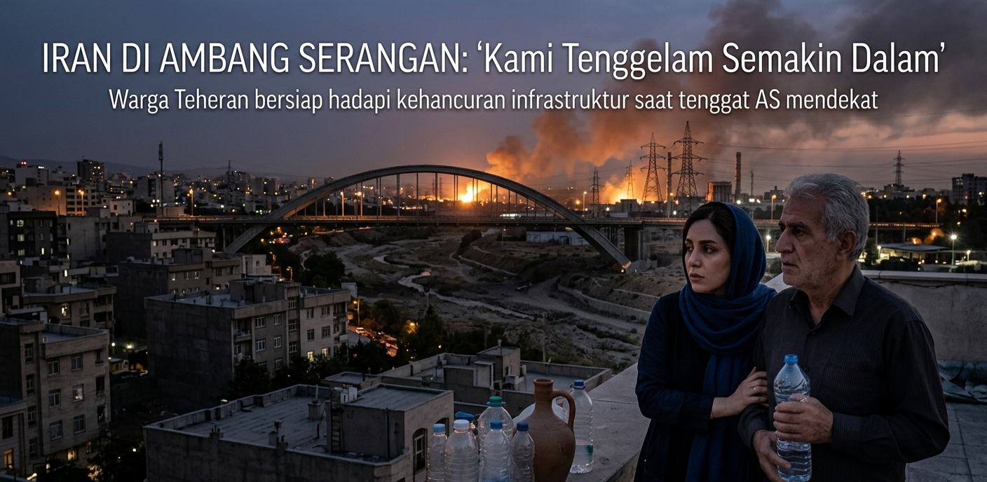 Ancaman Donald Trump Picu Ketakutan Warga Iran, Krisis Listrik dan Ekonomi Semakin Nyata