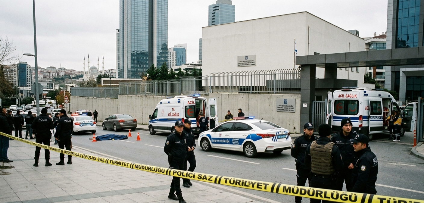 Penembakan di Konsulat Israel Istanbul: 1 Pelaku Tewas, 2 Dinetralisir, Polisi Terluka