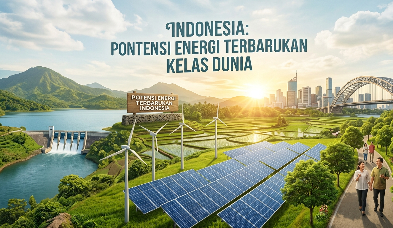 Indonesia Punya Potensi Energi Terbarukan 3.687 GW, Siapkah Tampil di Konferensi TAFF Dunia?