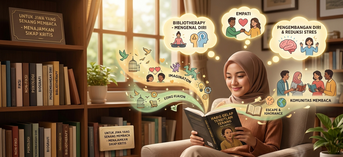 Manfaat Membaca Buku untuk Kesehatan Mental dan Pengembangan Diri