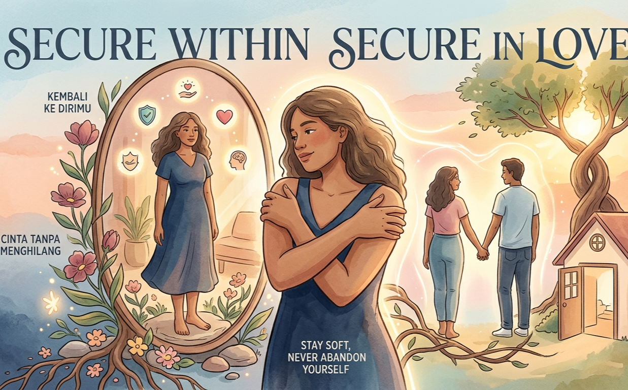 Secure Within, Secure in Love: Cara Perempuan Membangun Cinta Sehat Tanpa Kehilangan Diri