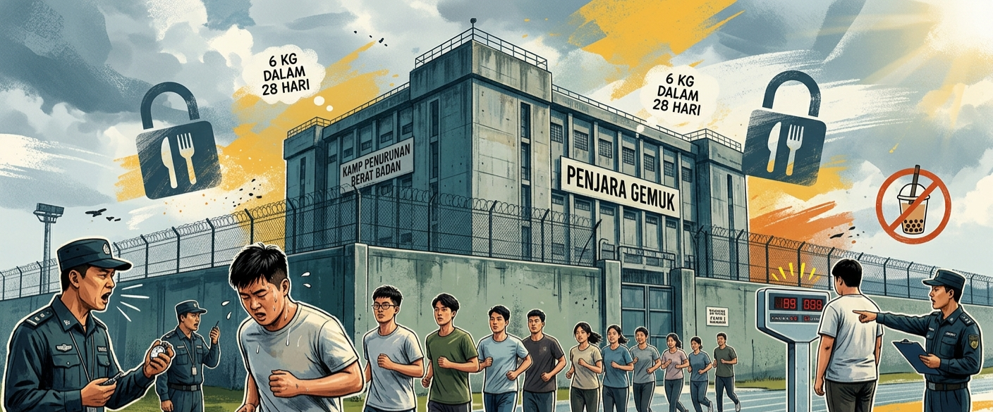 Fenomena “Penjara Gemuk” di China: Demi Langsing, Warga Rela Jalani Program Ekstrem