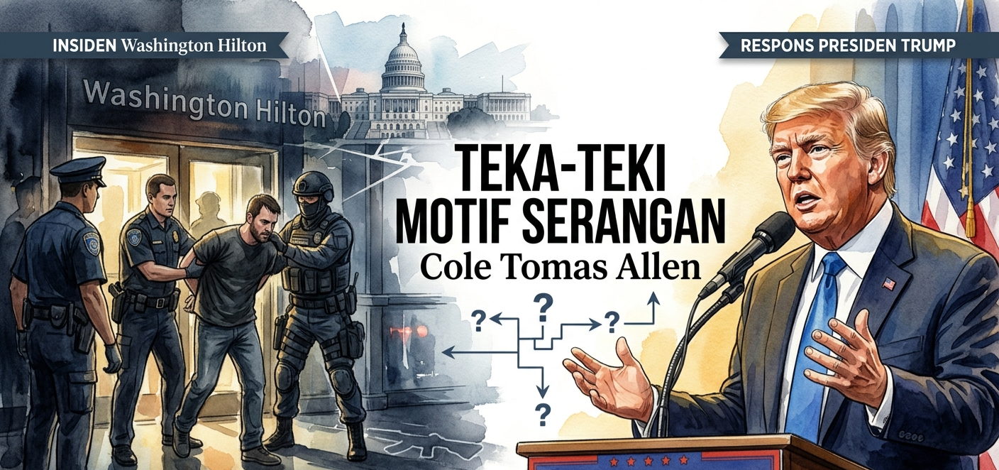 Terungkap! Motif Cole Tomas Allen Tembaki Acara Trump di Washington Hilton Masih Misterius