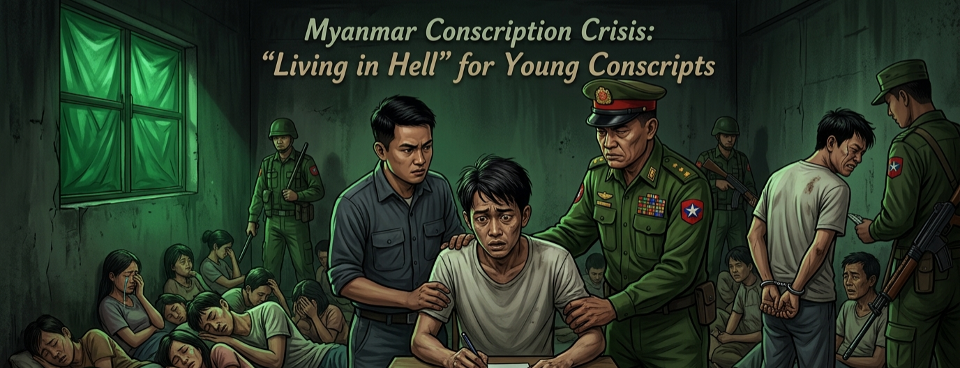 Junta Myanmar Paksa Kaum Muda Masuk Wajib Militer: Diculik, Disiksa, hingga “Hidup Seperti di Neraka”