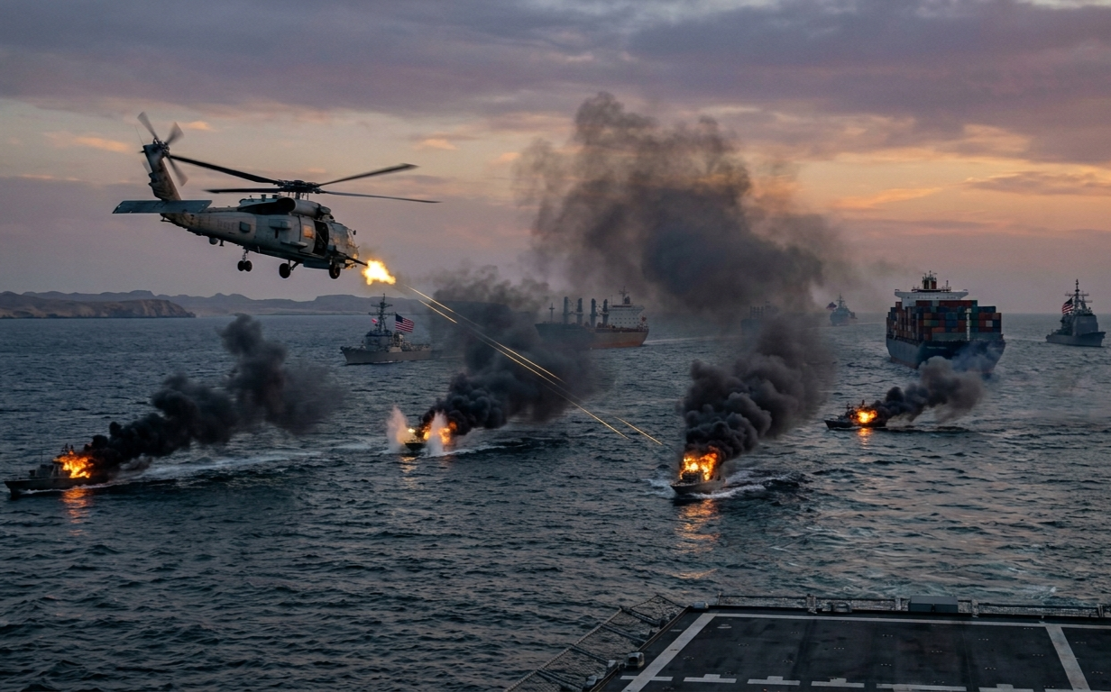 AS Serang Kapal Iran di Selat Hormuz, “Project Freedom” Picu Ketegangan Baru Global