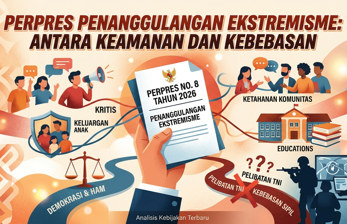 Perpres Penanggulangan Terorisme 2026 Picu Kekhawatiran Militerisasi dan Pembatasan Kritik