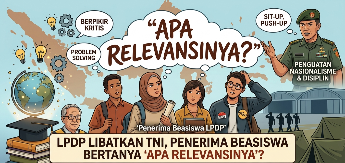 LPDP Gandeng TNI untuk Pembekalan, DPR hingga Awardee Pertanyakan Urgensinya