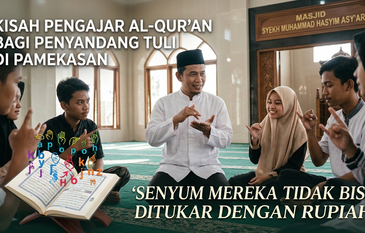 Dedikasi Mohtar Efendi Dampingi Penyandang Tuli Belajar Al-Qur’an Selama 5 Tahun