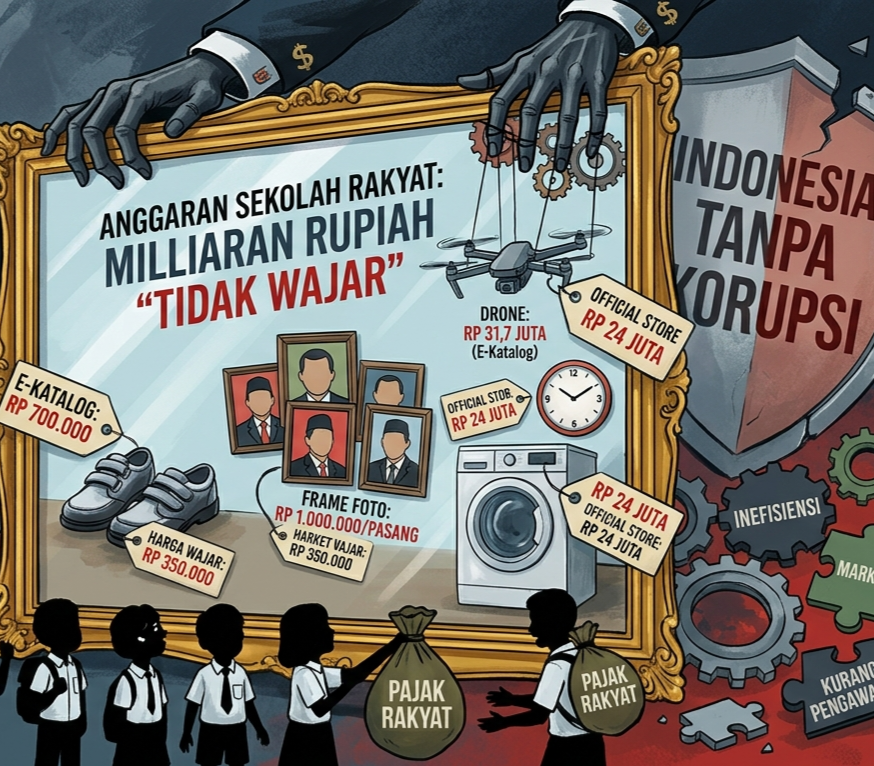 Dugaan Mark-Up Anggaran Sekolah Rakyat: Harga Sepatu hingga Bingkai Foto Presiden Dinilai Tidak Wajar