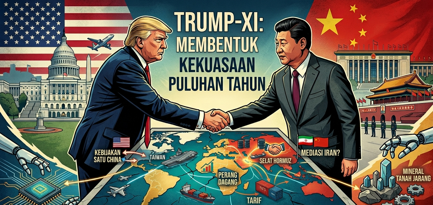 Trump dan Xi Jinping Bertemu di Beijing, Dunia Menanti Arah Baru Dua Negara Adidaya