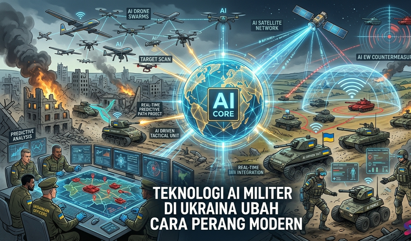 Teknologi AI Militer di Ukraina Ubah Cara Perang Modern
