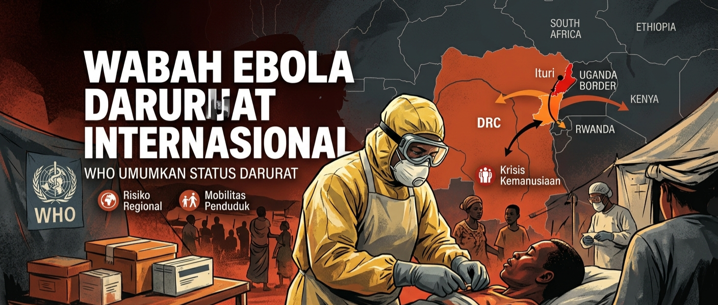 Ebola Galur Bundibugyo Mewabah di Afrika — WHO Umumkan Status Darurat Kesehatan Internasional