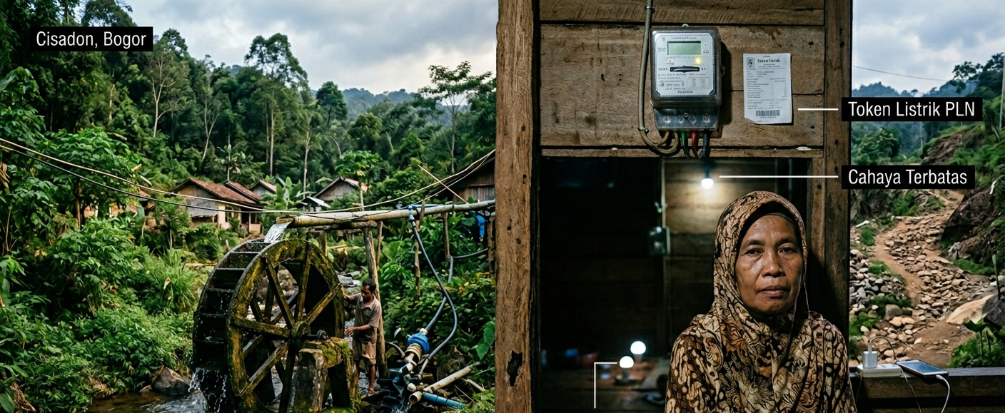 Kampung Cisadon: 7 Km dari Rumah Prabowo, Warga Masih Andalkan Kincir Air untuk Listrik