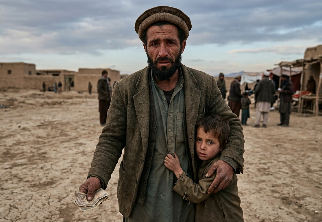 Afghanistan di Ambang Kehancuran: Ayah Jual Anak Demi Bertahan Hidup, 4,7 Juta Orang Kelaparan
