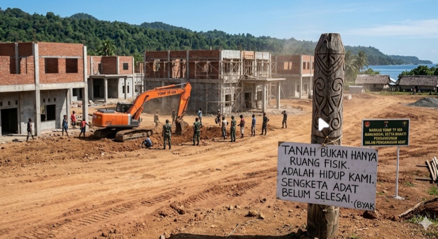 Yonif TP 858 di Biak Tetap Dibangun Meski Putusan Adat Batalkan Pelepasan Lahan