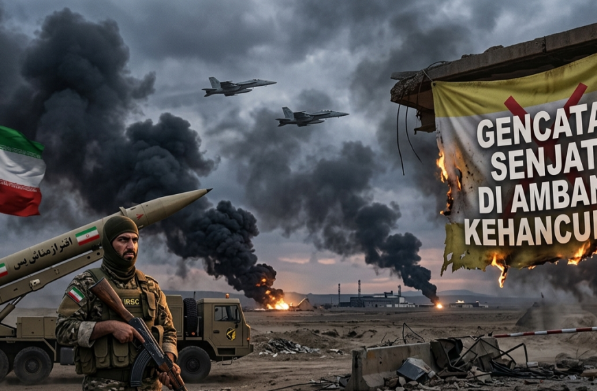 “AS Serang Iran Dua Kali dalam Tiga Hari: Gencatan Senjata di Ambang Kehancuran, Teheran Ancam Balas”