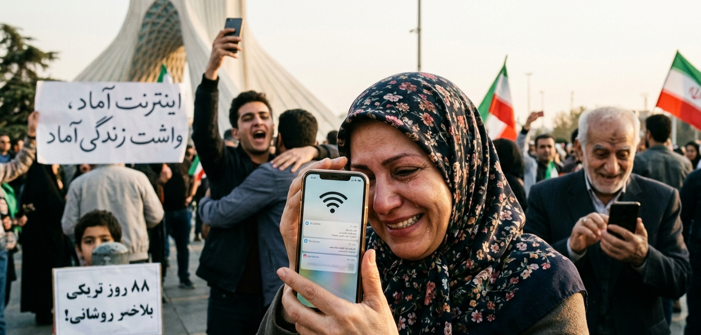 88 Hari Tanpa Internet, Warga Iran Menangis Bahagia Saat Koneksi Kembali Pulih